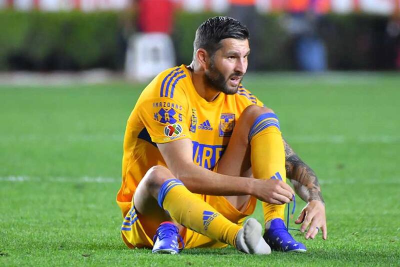 Gignac se lesionó en el partido frente a Bravos de Juárez.