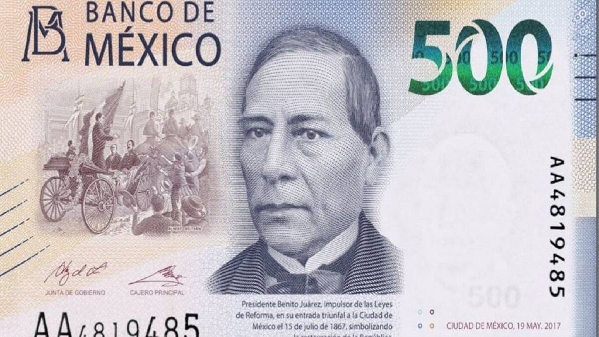 Numismática: Billete de 500 pesos puede llegar a valer más de 200 mil pesos