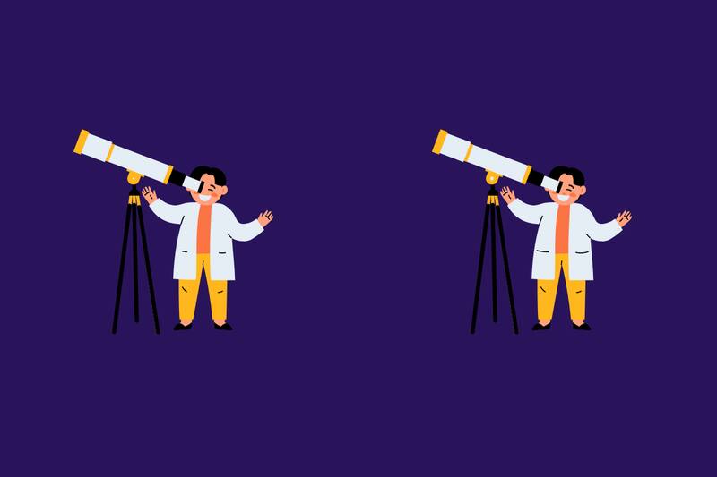 ¿Cuánto tiempo te toma encontrar las 5 diferencias?