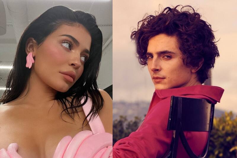 Timothée Chalamet y Kylie Jenner.