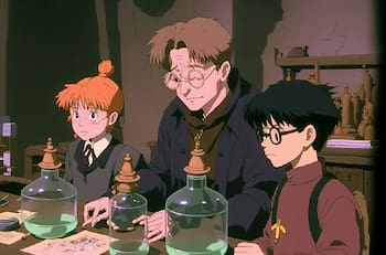 Inteligencia Artificial recrea a personajes de Harry Potter al estilo de Studio Ghibli, este fue el resultado