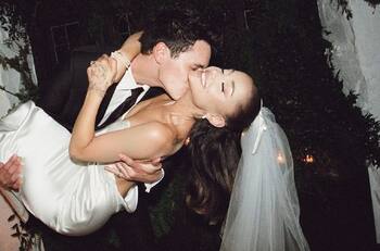 Los vestidos de novia de las celebridades que se robaron las miradas el 2021