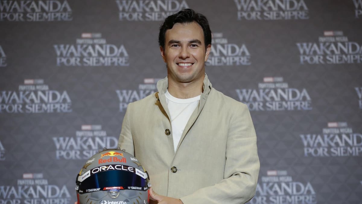 OFICIAL | Así luce el casco de Sergio "Checo" Pérez que usará en el Gran Premio de Brasil