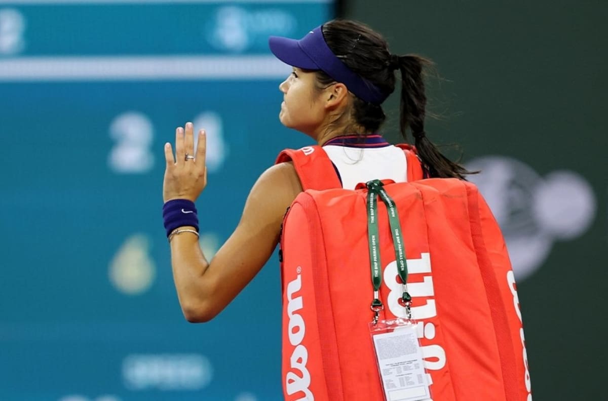 Raducanu se despide del Indian Wells en la primera ronda