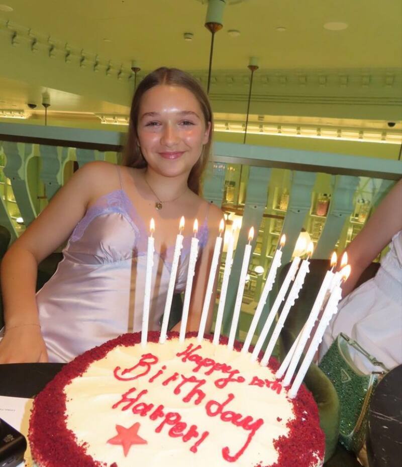 La menor del clan de los Beckham celebró su cumpleaños