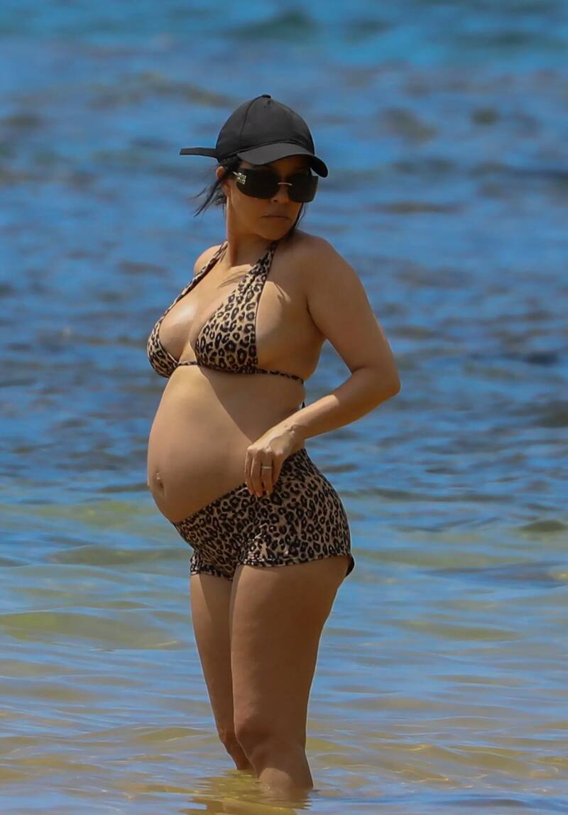 La socialité presumió su pancita de embarazo en Hawái