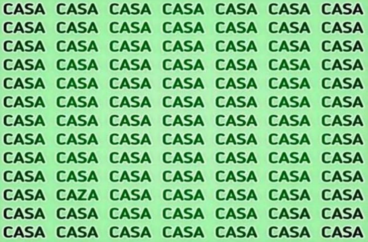 Acertijo visual: Encuentra la palabra "Caza" en 15 segundos (Sólo el 2% pudo resolverlo)
