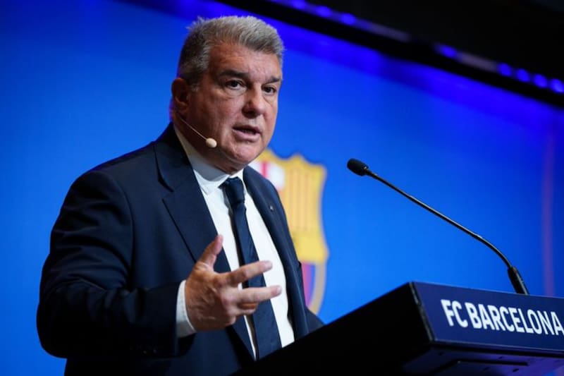 Presidente de Barcelona hablando sobre el fair play financiero