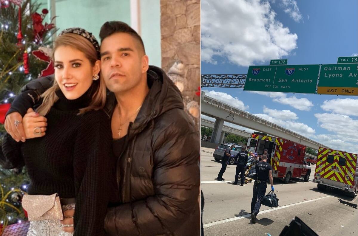 Emir Pabón y su esposa embarazada sufrieron un accidente automovílistico