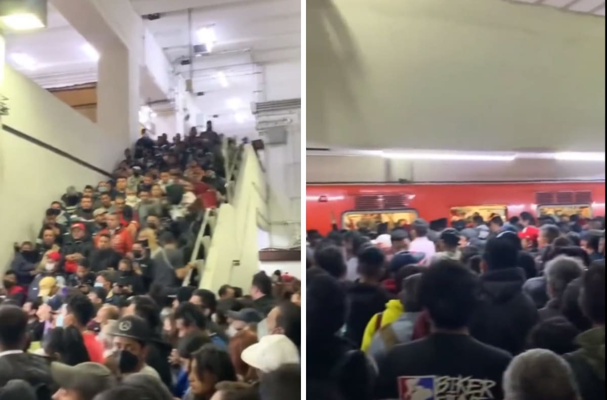 Se desata caos en el Metro y usuarios exigen que Claudia Sheinbaum responda