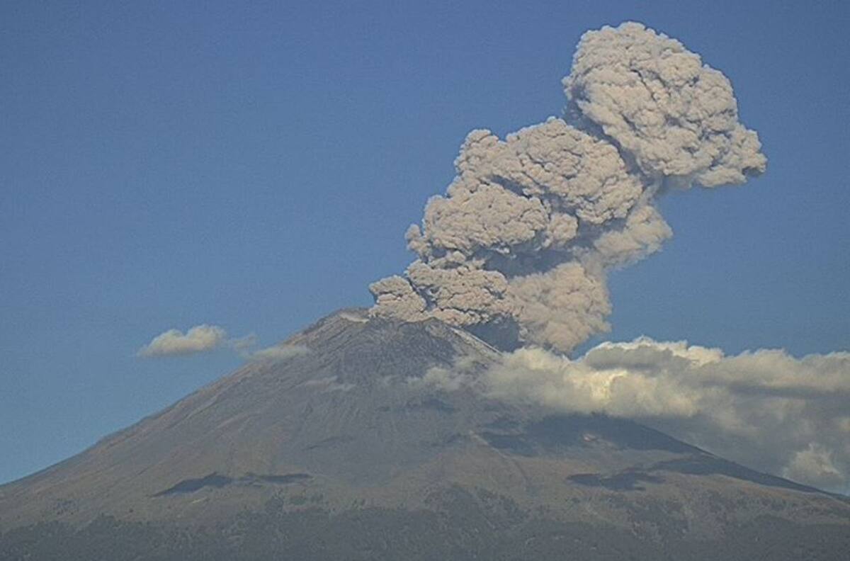 Volcán Popocatépetl: Alertan por caída de ceniza en seis alcaldías de la CDMX
