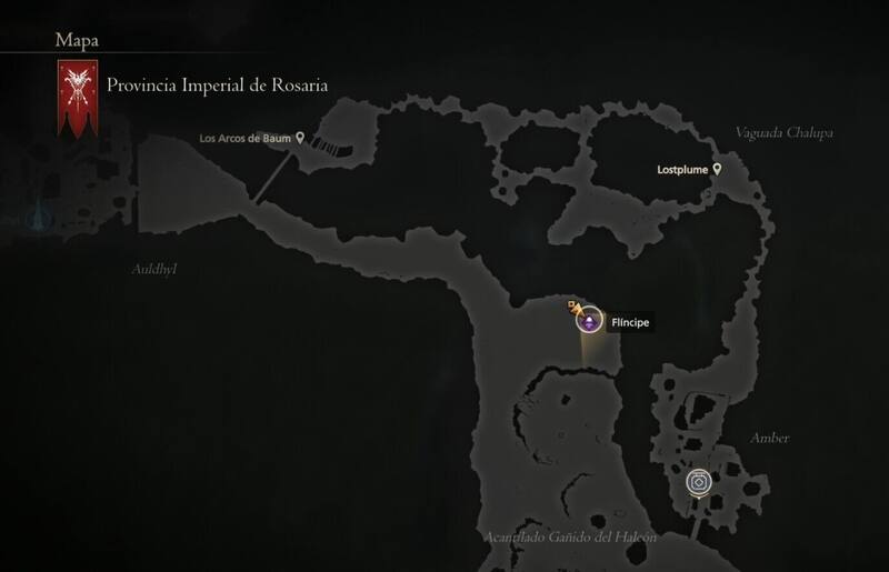 Ubicación Flíncipe. Créditos: Square Enix.