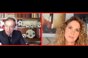 “Le voy al América”: Lucero habló de fútbol con José Ramón Fernández