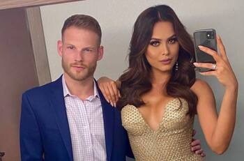 Así celebró Andrea Meza después de entregar la corona de Miss Universo