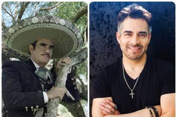 Vicente Fernández apoyó a Omar Chaparro en su carrera musical