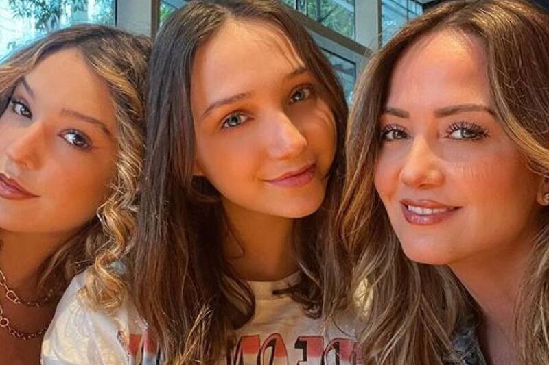 Mía y Nina Rubín, hijas de Andrea Legarreta, incursionan en el medio del espectáculo