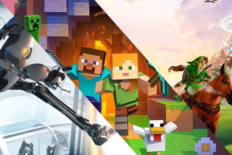 ¿Cuáles son los mejores juegos según la IA? Créditos: Tecno Game - Valve - Microsoft - Nintendo.