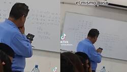 VIDEO| Profe de matemáticas no puede resolver el ejercicio que hizo y se vuelve viral
