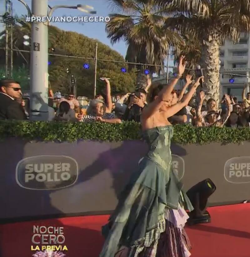 Deslumbró en la previa de la "Noche Cero"
