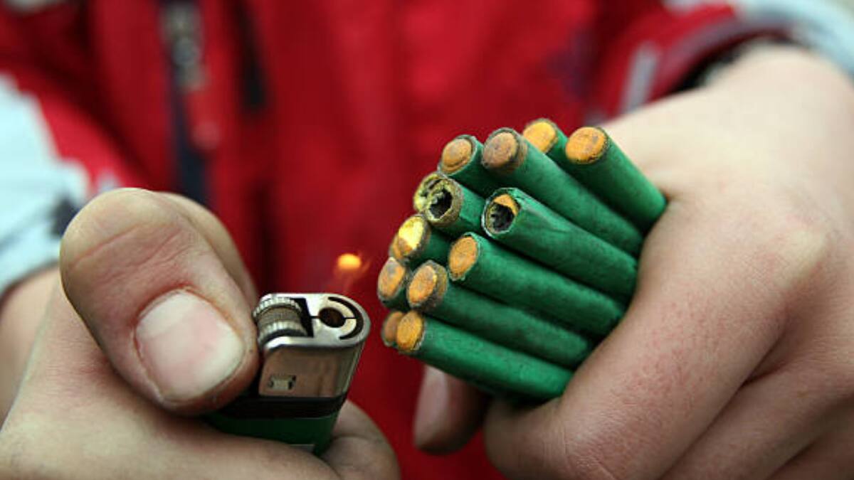 Hombre murió en Año Nuevo por jugar con pirotecnia