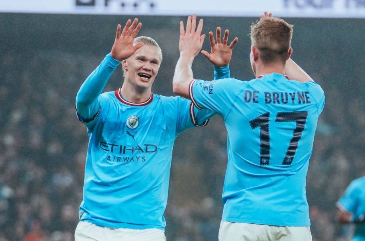 VIDEO | Erling Haaland no tuvo actividad en la Copa del Mundo pero ya marcó con el Manchester City