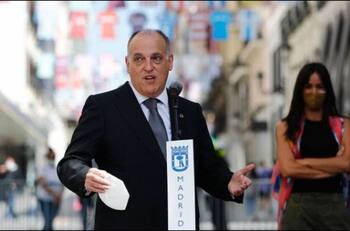 Javier Tebas busca proteger al Barcelona y Real Madrid