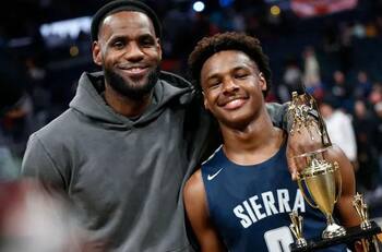 Video | LeBron James presentó mejores jugadas de su hijo