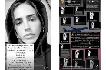 "No podía respirar, bajé sin fuerza": El ataque de pánico que sufrió Bárbara de Regil en pleno vuelo