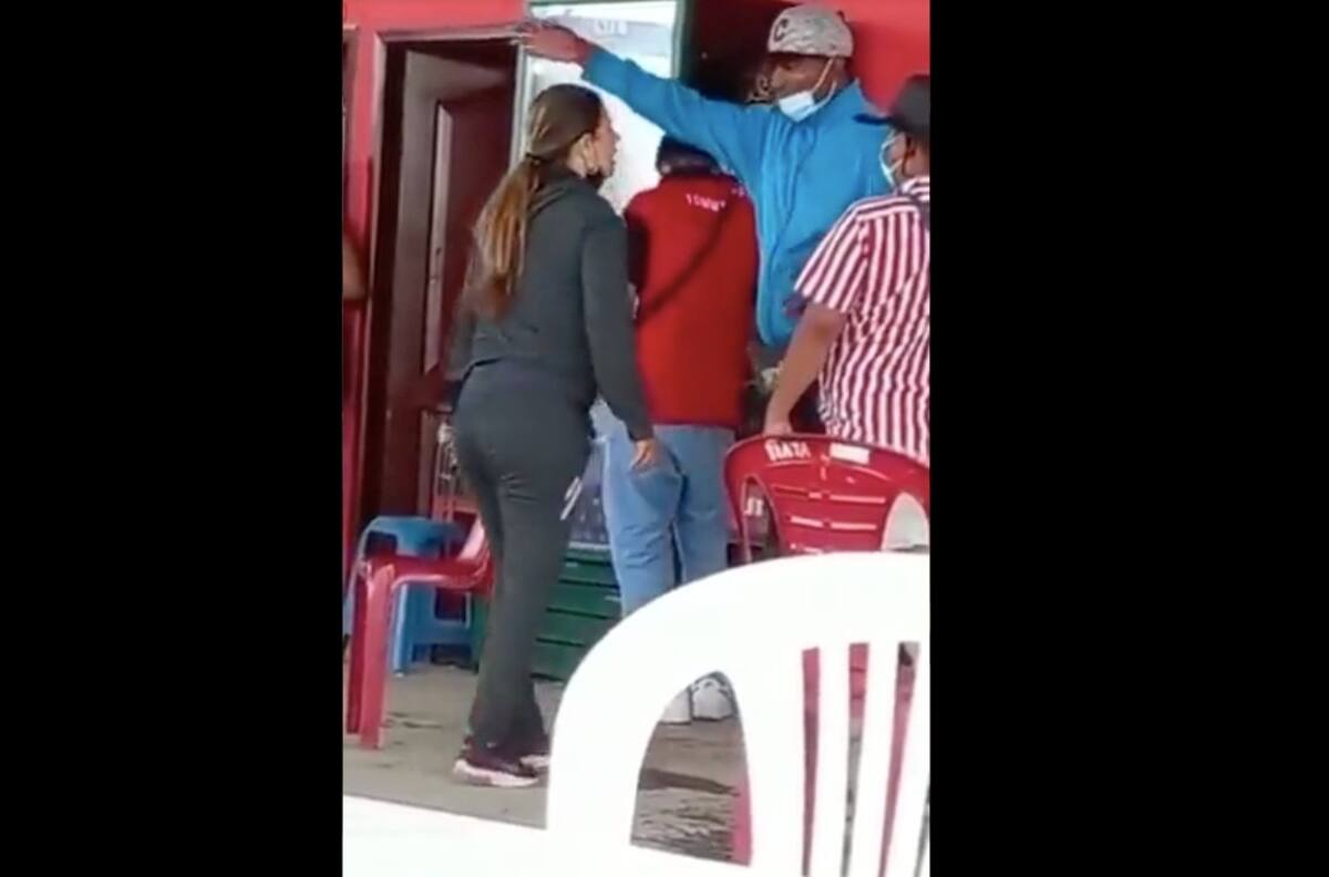 Video: Esposa celosa sigue a su marido y lo cacha "con las manos en la masa"
