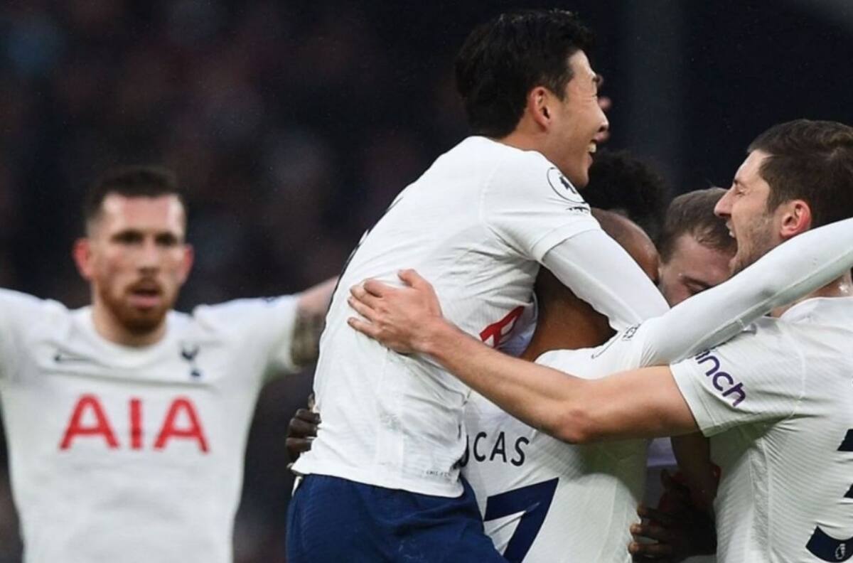 Tottenham consiguió su primer victoria del 2022 en el último minuto