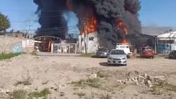 Se incendia fábrica de solventes en Tlaquepaque, reportan viviendas dañadas