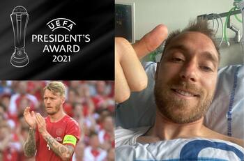 'Los verdaderos héroes', UEFA premiará a médicos que salvaron la vida de Christian Eriksen