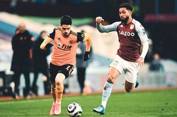 Wolves de Raúl Jiménez igualaron con Aston Villa y se alejaron de Europa