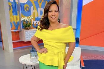 Adamari Lopez sorprende con espectacular figura en look amarillo