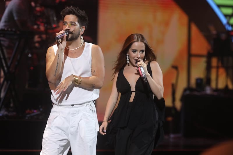 Junto a Evaluna en la Quinta Vergara / Agencia Uno