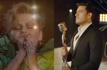 (VIDEO) Carlos Rivera y Rocío Dúrcal se prometen “Amor eterno”