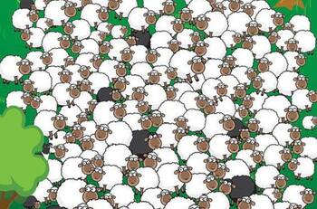 Acertijo visual: Encuentra al perro y a la oveja dormida en menos de 20 segundos