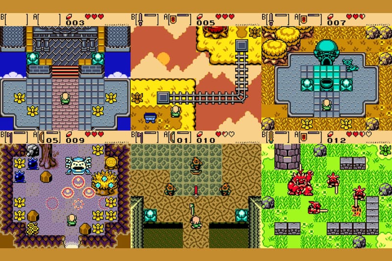 Así se vería el juego en Game Boy Color.