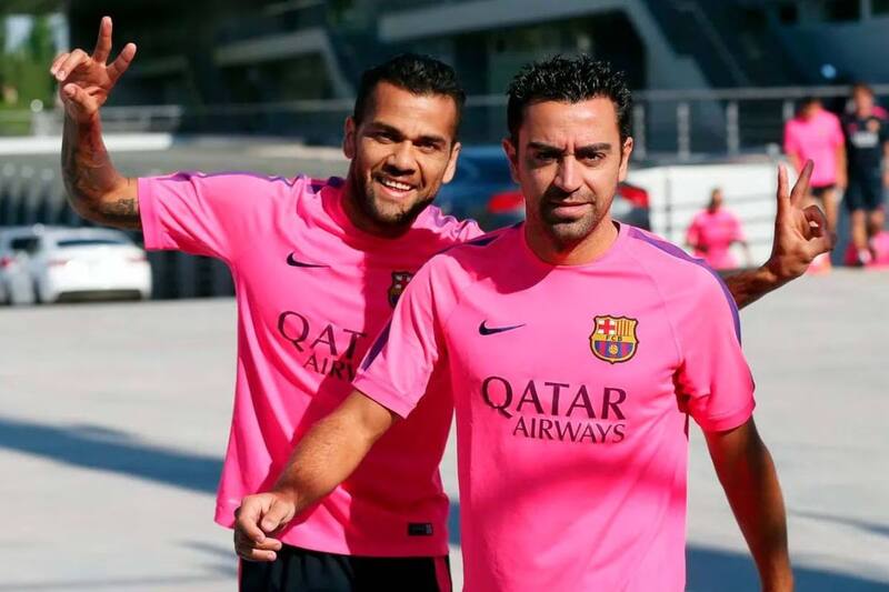 Dani Alves arremetió contra Xavi Hernández. (FC Barcelona)