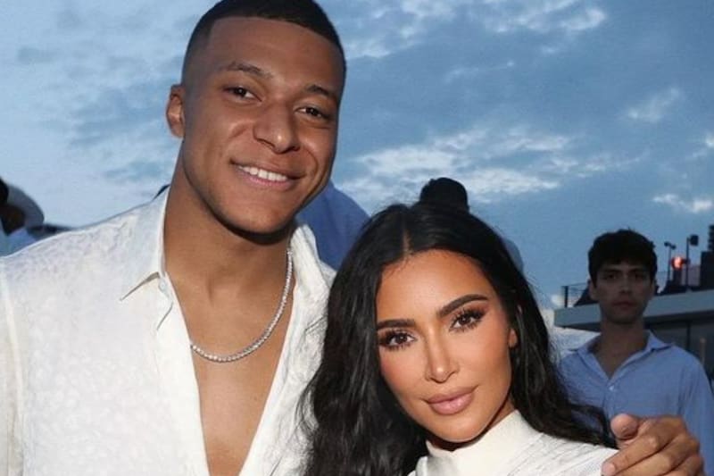 Kylian Mbappé y Kim Kardashian fueron captados en una fiesta privada. (Instagram: Kim Kardashian)