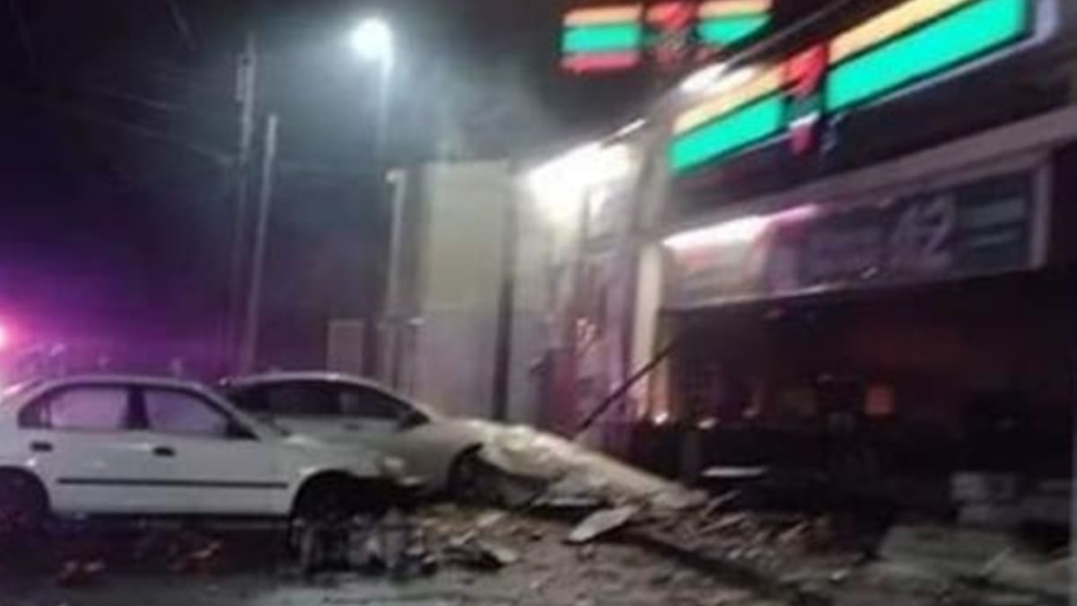 VIDEO: Así explotó una tienda en Matamoros; hay dos personas heridas de gravedad