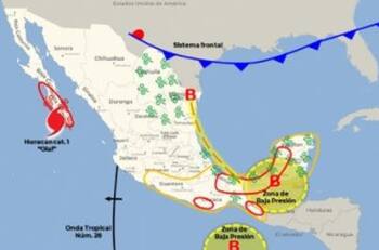 Huracán Olaf tocará tierra esta noche en Baja California Sur