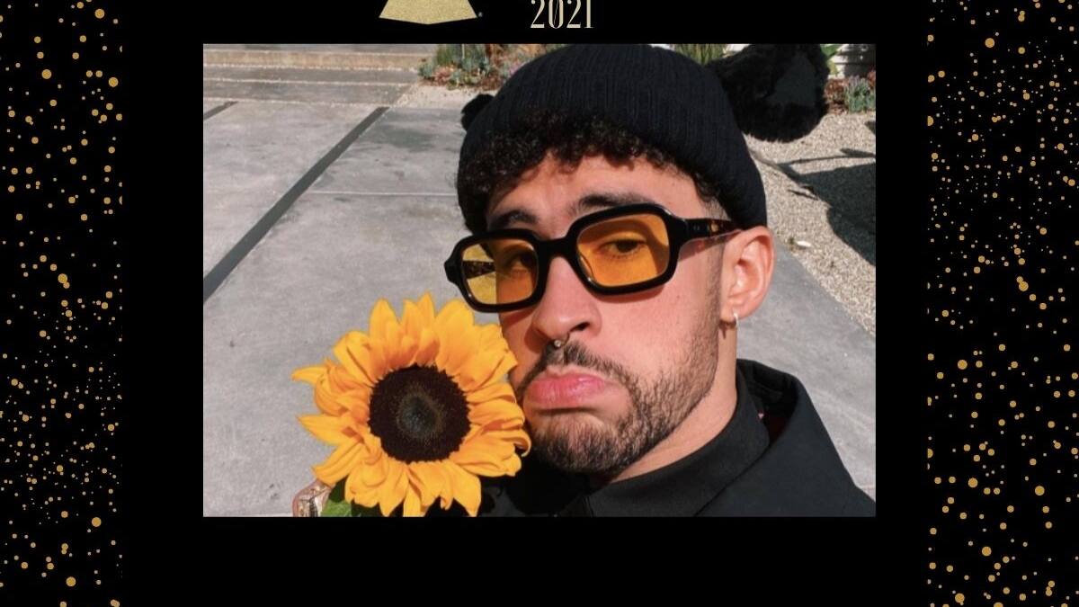 El poderoso significado del girasol y look que lleva Bad Bunny a los Grammys