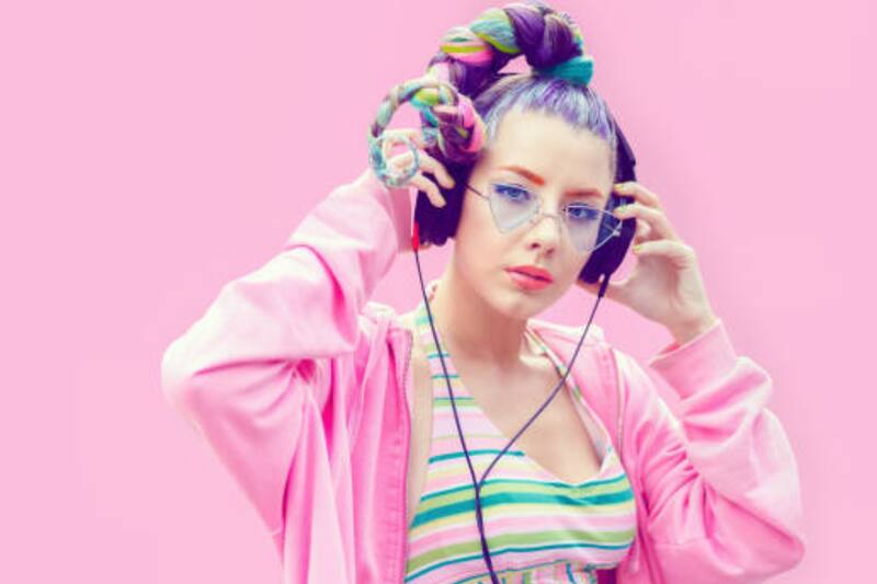 Peinados con liguitas.