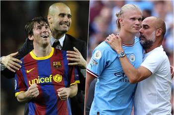 Pep Guardiola acepta la primera comparación entre Haaland y Lionel Messi: “En mentalidad y goles, si”