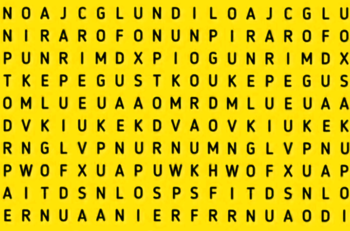 Acertijo visual: Encuentra la palabra "reina" en la sopa de letras