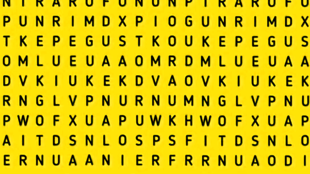Acertijo visual: Encuentra la palabra "reina" en la sopa de letras