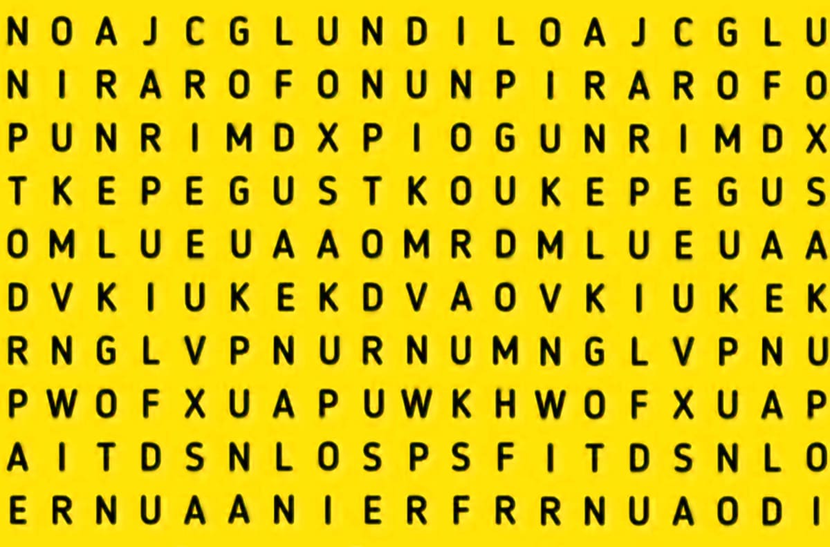 Acertijo visual: Encuentra la palabra "reina" en la sopa de letras