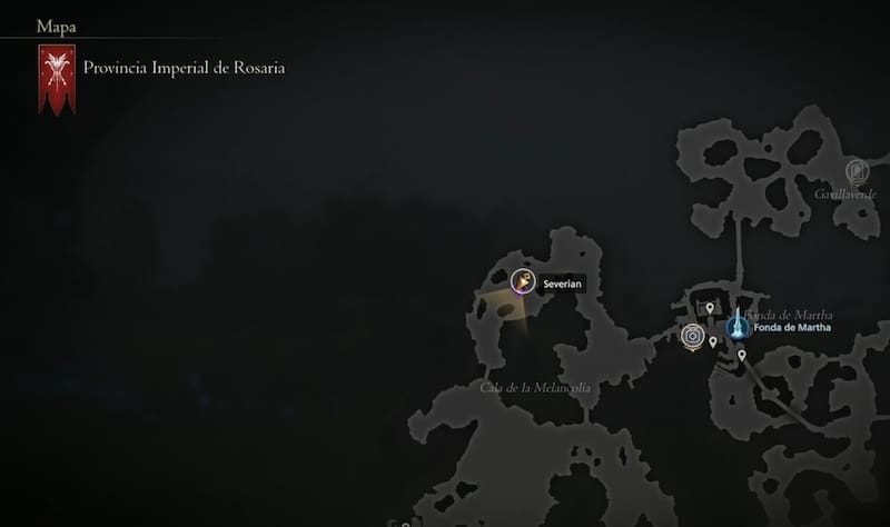 Ubicación Severian. Créditos: Square Enix.