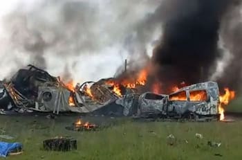 Accidente en Tamaulipas: Trailer choca, prende en llamas y deja a 26 muertos